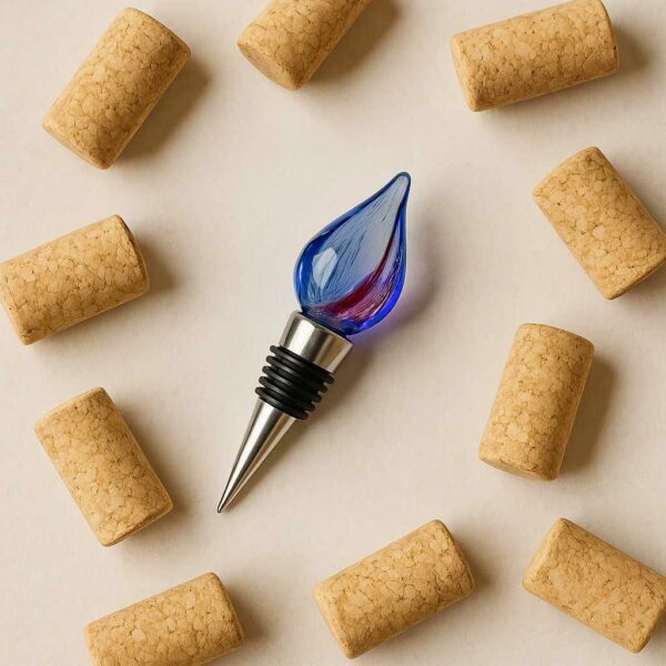 Bouchon de vin Bleu blanc rouge – Image 2