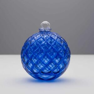 Boule de Noël bleu marine