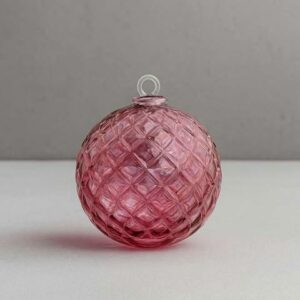 Boule de Noël rouge