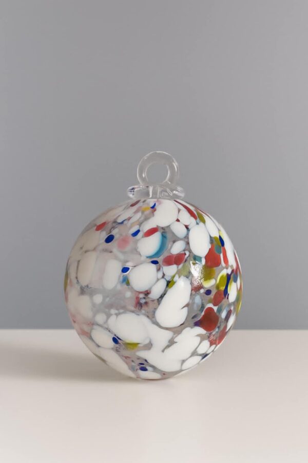Petite Boule de Noël arlequin